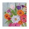 Trademark Fine Art Farida Zaman 'Vintage Floral Iv Flipped' Canvas Art, 35x35 WAP06564-C3535GG